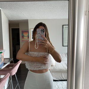 Ruffle crop top